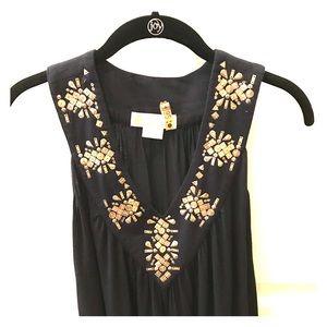 Michael Kors Sleeveless Draped Shirt